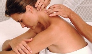 Therapeutic massage for chondrosis of the cervix