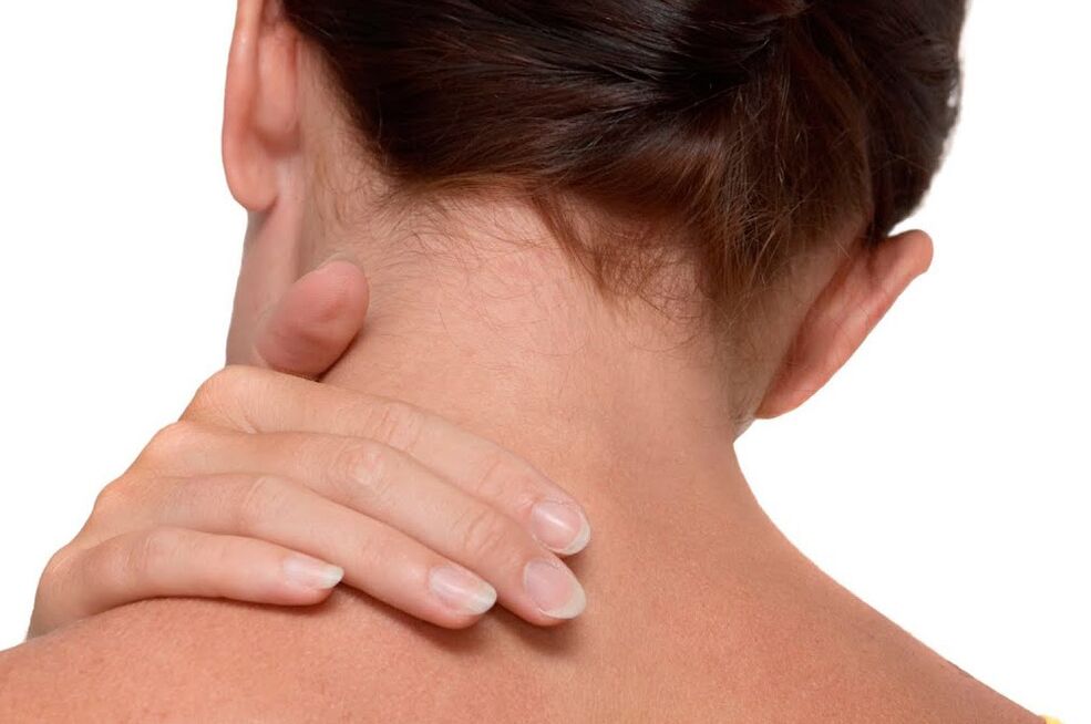 Neck pain in osteochondrosis